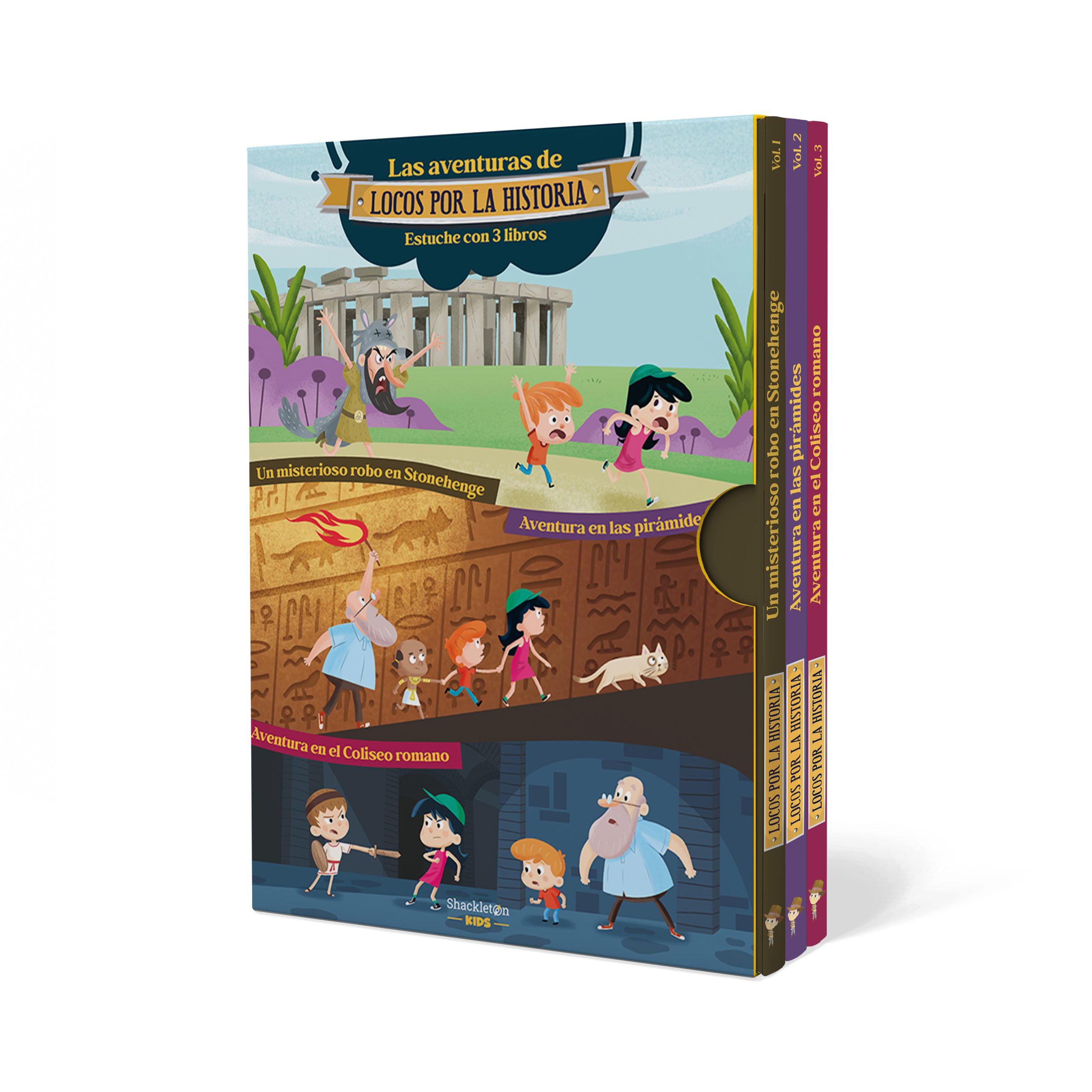 Aventuras de Locos por la historia. Pack de 3 libros - Imagen 2