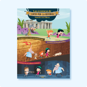 Aventuras de Locos por la historia. Pack de 3 libros