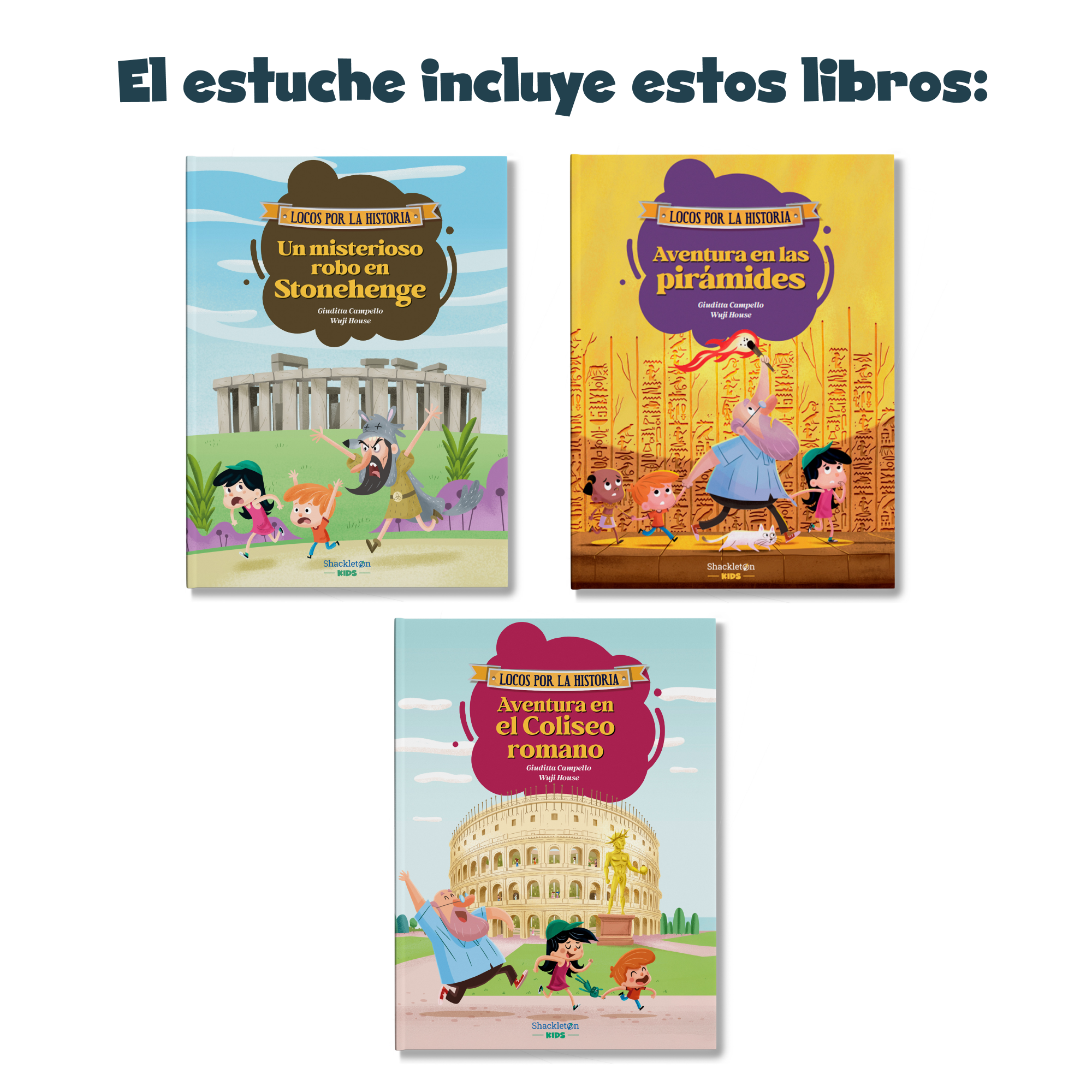 Aventuras de Locos por la historia. Pack de 3 libros - Imagen 3