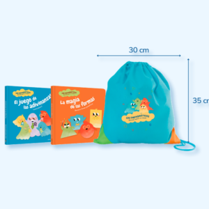 Pack Los Fantasmáticos: 2 cuentos + mochila infantil